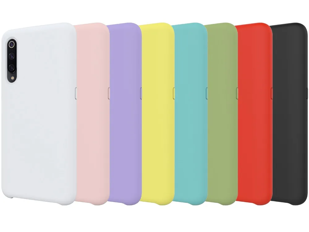 Liquid Silicone Gel Rubber case for Xiaomi Mi 8 Lite SE 9 9SE 6X A2 Mix 2s 3 Phone Redmi Note 6 7 Pro | Мобильные телефоны и