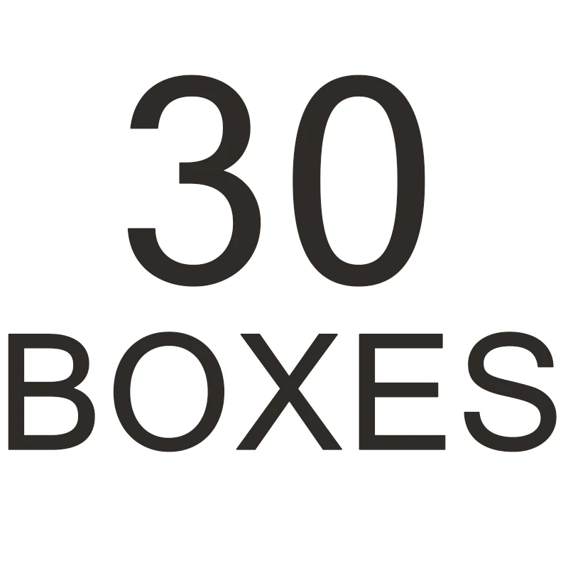 30 boxes 3d норковые ресницы DIY упаковка логотипа оптовый поставщик частной этикетки макияж натуральные норковые накладные ресницы пользовательская этикетка - Цвет: 30 boxes