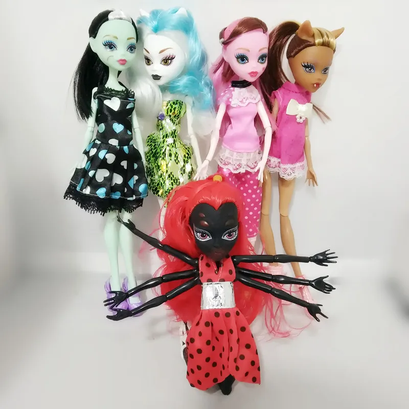 1 высококачественные модные куклы Draculaura/Clawdeen Wolf/ Frankie Stein / Black WYDOWNA подвижное тело