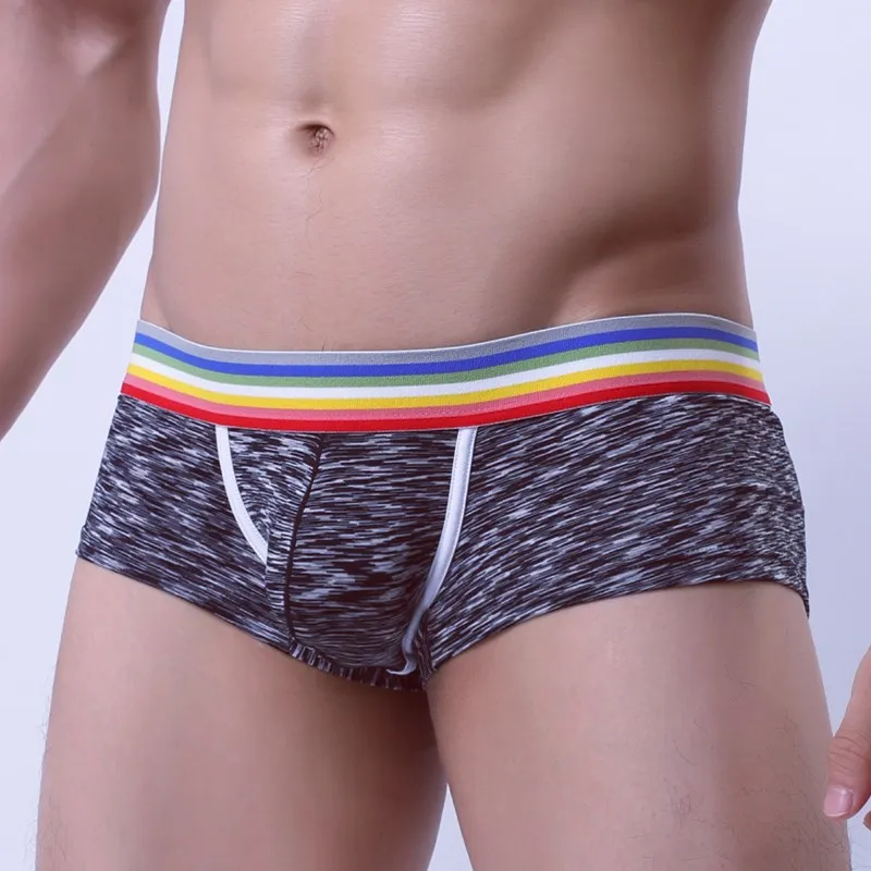 10PCS-WHOLESALE-Fashion sexy men's underwear wide waist belt low waist male boxers