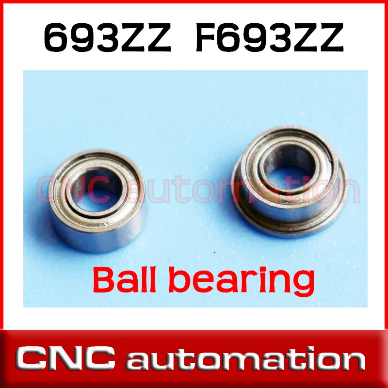5 шт. шариковый подшипник с глубоким желобом из стали 3X8X4 мм 693 2Z радиальный F693ZZ S693ZZ