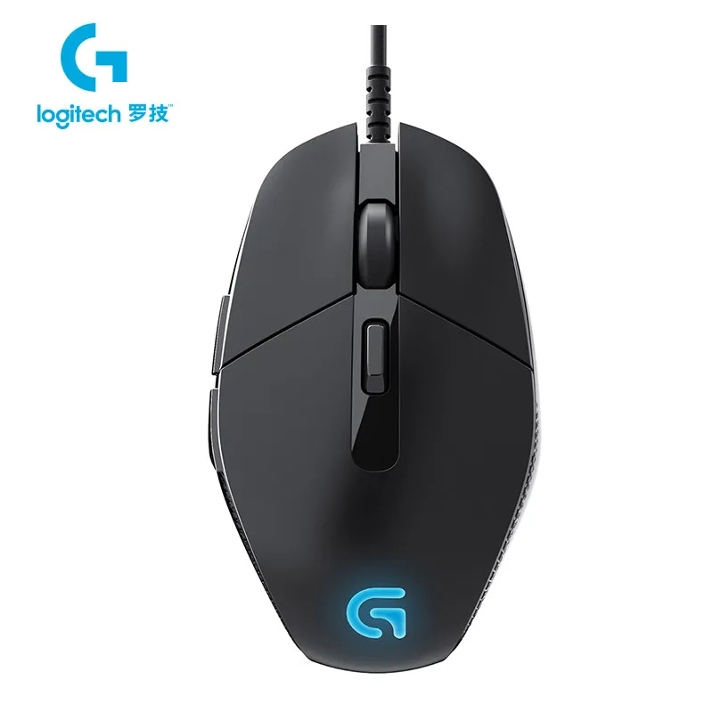 Logitech G302 Wired Gaming Mouse with Breathe Light 4000dpi USB Support Office Test for PC Game Windows10/8/7 + Free Gift