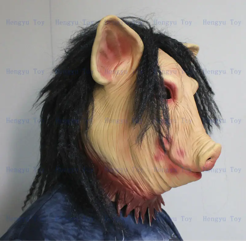 

Scary Ghost Latex Halloween Devil Saw Pig Masks Adult Halloween Party Dress Up