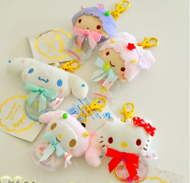Марка pom-Pom Purin мой музыкальный плюшевый брелок украшение Сумочка цепи кулон Аниме игра мода подарок брелок гибкий карабин для связки ключей