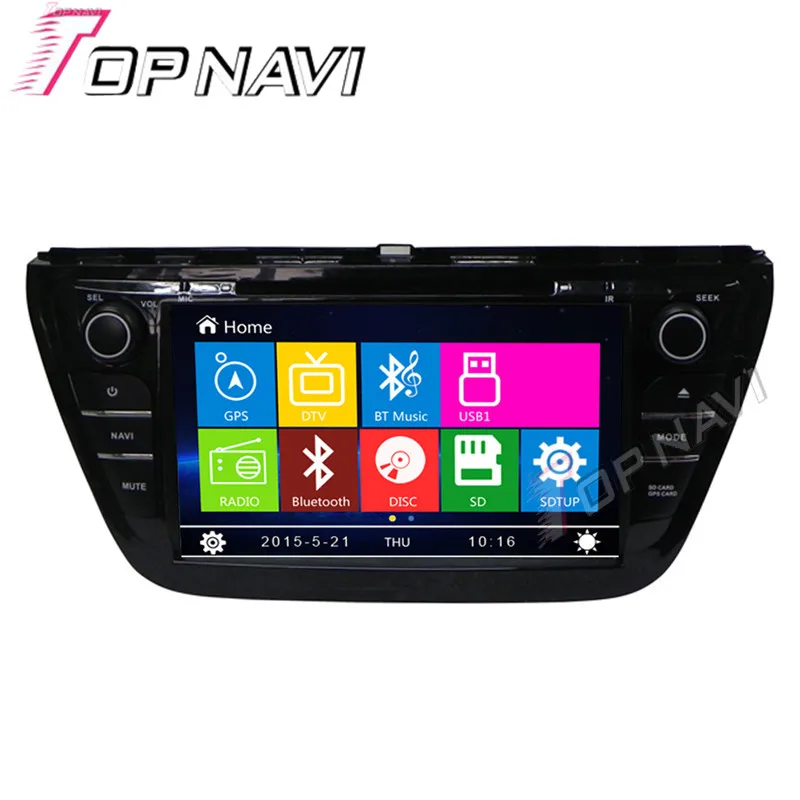 

Topnavi 8 "автомобильный DVD GPS для Suzuki S-Cross автомобильный радио мультимедиа аудио стерео в тире, система Wince