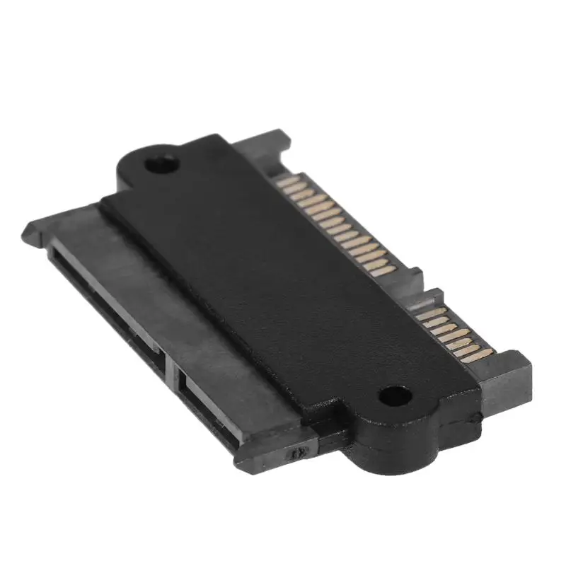 Прямой 22Pin SATA папа порт к женский HDD жесткий диск SSD адаптер 500 Мбит/с разъем