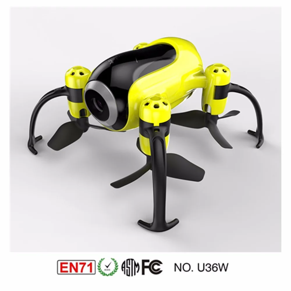 UDI U36W Квадрокоптер 2 4 ГГц WIFI и FPV мини Дрон с камерой Безголовый режим удержание