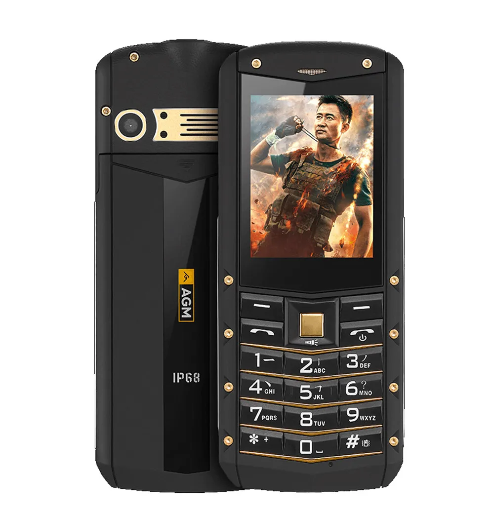 AGM M2 IP68 прочный водонепроницаемый ударопрочный телефон GSM с двумя sim-картами Bluetooth FM для пожилых студентов и детей бизнес-клавиатура Сотовый телефон