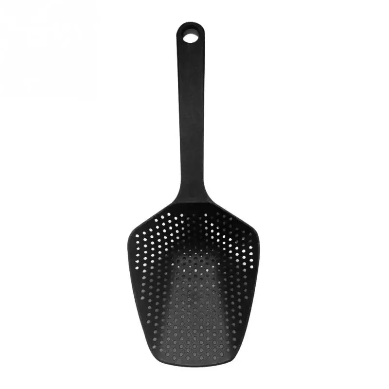CABINA HOME Nylon Strainer Scoop Colander Kitchen Accessories Gadgets Drain Veggies Water Gadget Cooking Tools Black Large | Дом и сад