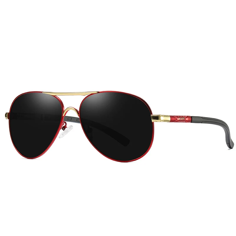 C4 Red gold gray Pro Acme Pilot Солнцезащитные очки мужские Поляризованные Ретро Мужские s солнцезащитные очки Брендовые дизайнерские солнцезащитные очки для мужчин lentes de sol hombre PA1177 - Цвет линз: C4 Red gold gray