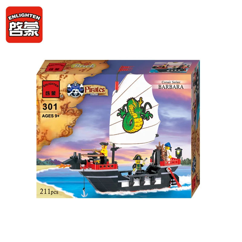 Enlighten модели Здание игрушка Совместимость с LEGO Лего Legos Конструктор E301 211 блок