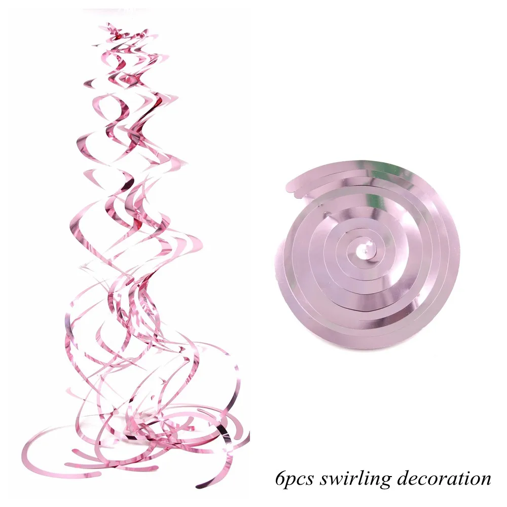 6pcs pink DIY Романтическая любовь бумажный шарик гирлянда воздушные шары с конфетти шар Гелиевый шар на День святого Валентина свадебные принадлежности - Цвет: 6pcs pink