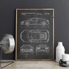 Автомобильный энтузиаст для Audi R8 художественное оформление патент Авто настенная Картина на холсте транспортный постер декор комнаты печать картины подарок