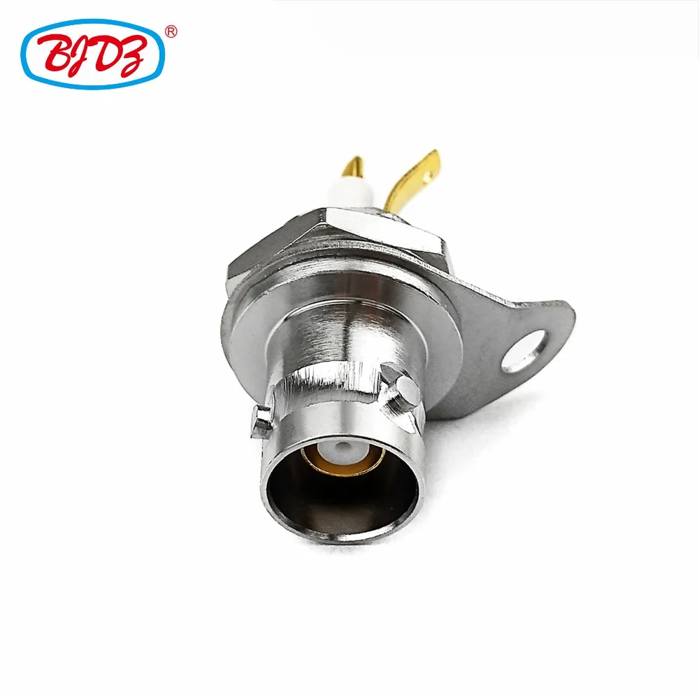 Бесплатная доставка коаксиальные Радиочастотные разъемы bnc traxial female паяльный