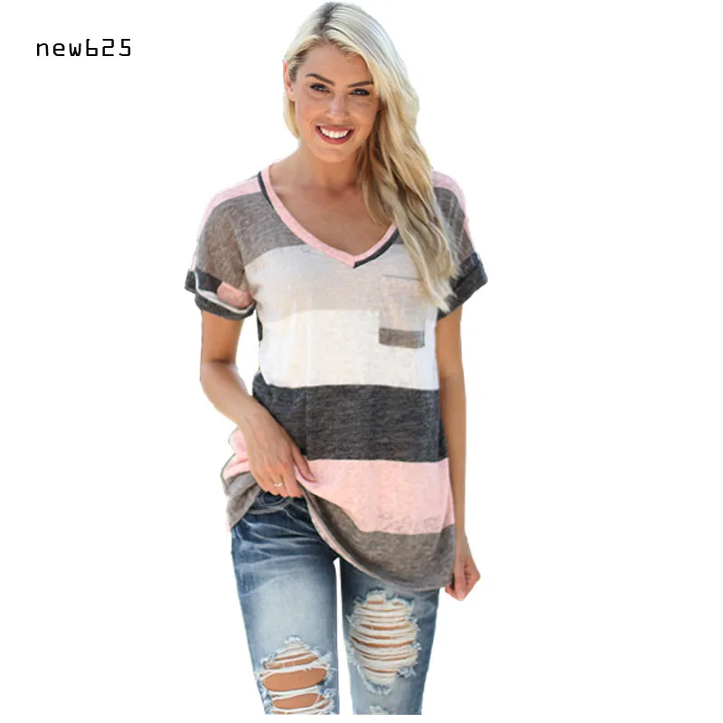 New625 Мода Коротким Рукавом О-Образным Вырезом футболка воме Топы Tee футболки Femme