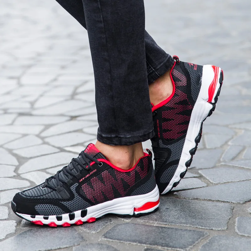 2019 мужские кроссовки уникальный дизайн обуви язычок дышащая Спортивная обувь