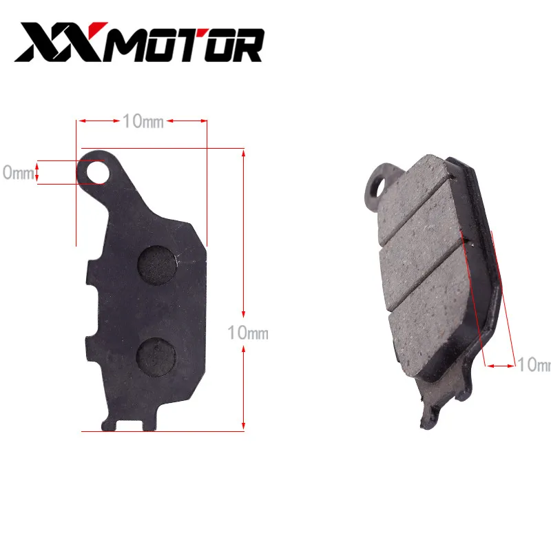 Задние тормозные колодки для Honda CB400 CB 1 CB500 CBF600 CB600 Hornet 600 900 CB750 CB900 CB1300 CBR600 CBR900 XL700