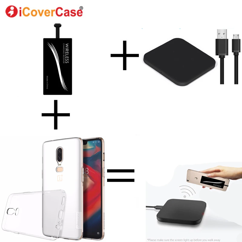 Qi Беспроводное зарядное устройство блок питания для Oneplus 3 3t 5 5t 6 беспроводной