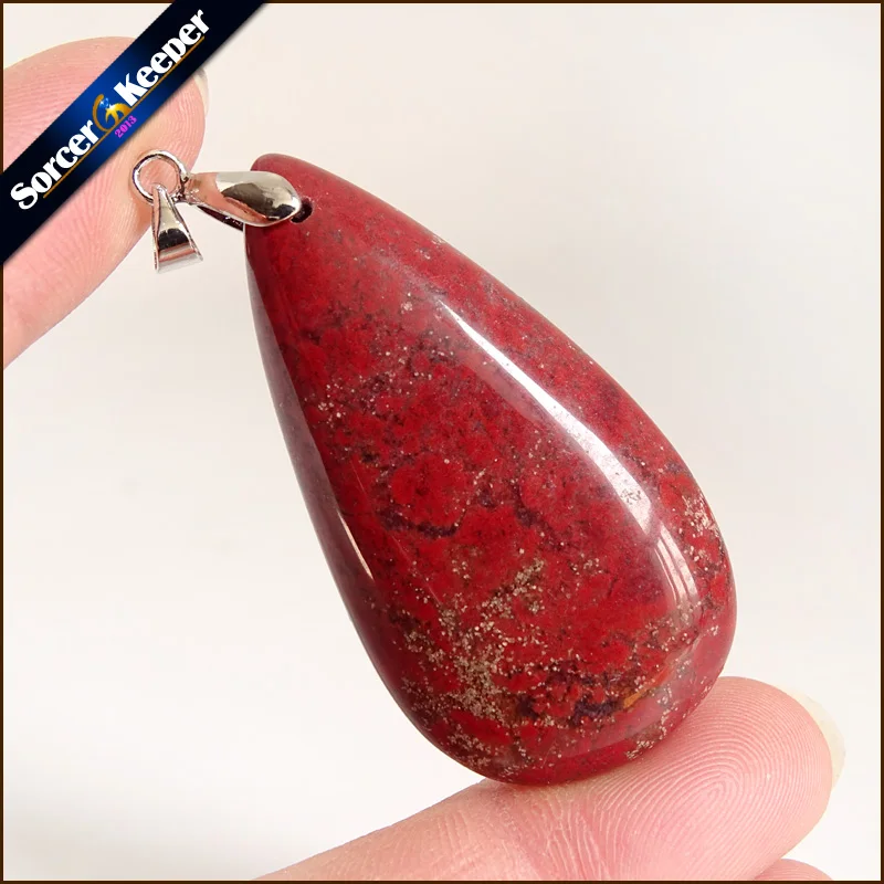 Натуральный красный камень речной камень Bijoux винтажные изделия ручной работы бусы Подвеска Костюм Jewellery Для женщин Для мужчин очарование Цепочки и ожерелья с подарочной коробке YS526
