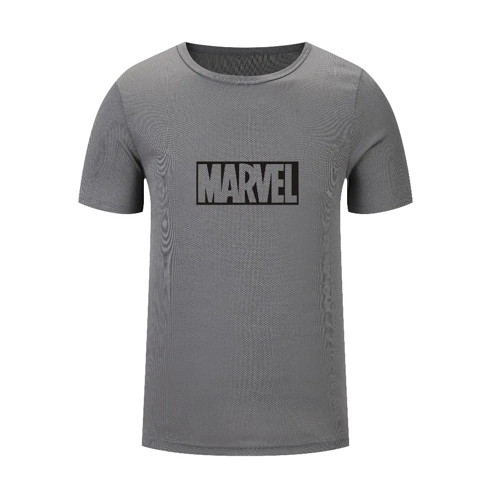 FUTUREOX MARVEL print jogger men T shirt casual fitness short sleeve Tshirt male o-neck loose t-shirt 5 color sweatshirt | Мужская