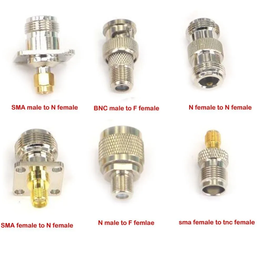 SMA RF адаптер 20 комплект N Тип к SMA BNC к SMA TNC к SMA RF Разъемы адаптер
