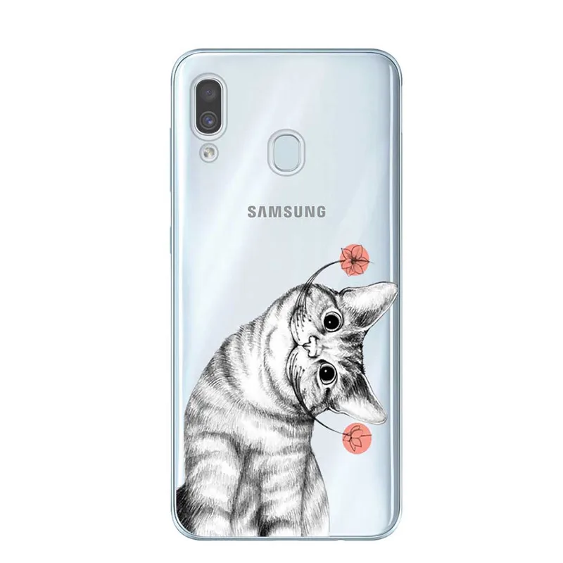 T6214 Мультфильм девушка цветок чехол для телефона в форме кактуса для samsung A10 A20 A30 A40 A50 A60 A70 A80 M10 M20 M30 M40 ТПУ чехол на заднюю панель - Цвет: T6214