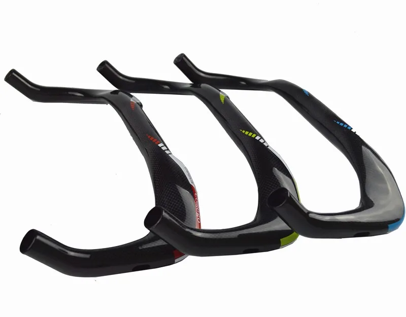 Полностью карбоновый руль Aero carbon TT 380/400/420/440/460 мм запасные части для руля