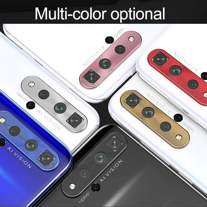Защитное кольцо для камеры для Honor 20, чехол для Huawei Honor 20 Pro 20i Magic 2 Nova 4 4E 3i 3E 3, металлический чехол для объектива телефона