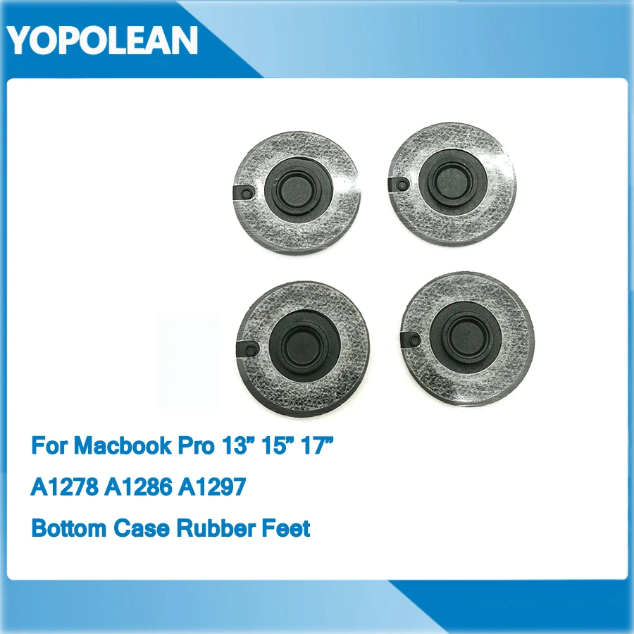 50 компл./лот Плоская подошва резиновые ножки для Macbook Pro 13 &quotA1278 15&quot A1286 15 &quotA1297 2008