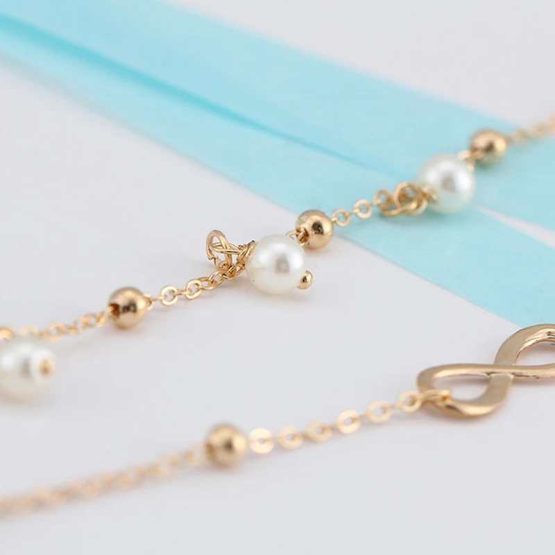 1 шт. позолоченный серебряный браслет с жемчугом и крестом ювелирные изделия