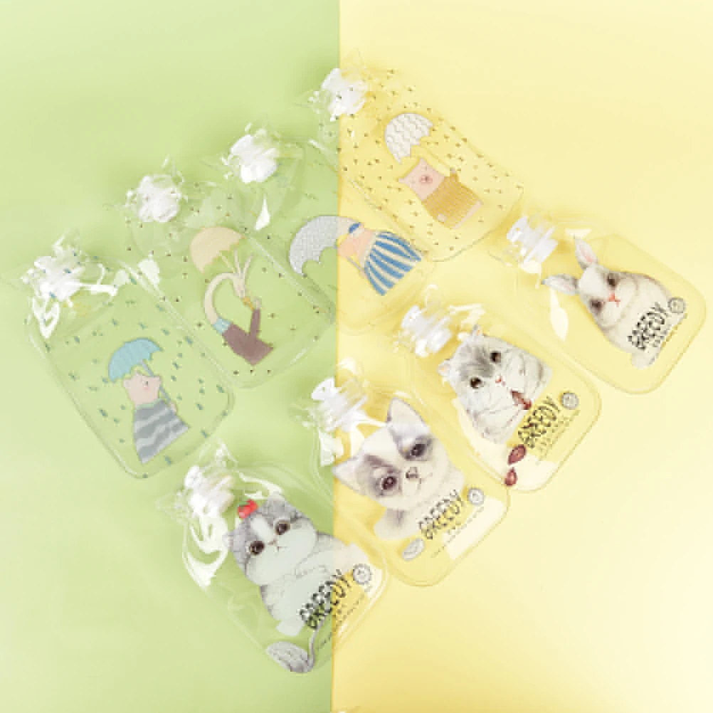 1 шт. креативные персонажи из мультфильмов Kawaii животное, белый медведь кошка рыба акула руки ноги согревающие воды наполнение мешок горячей воды бутылки горячая распродажа