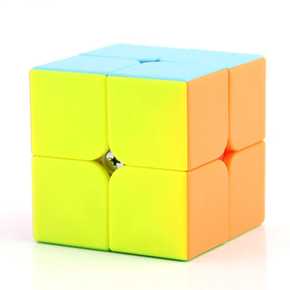 Qiyi 2x2 кубик рубика Qidi S 2x2x2 волшебный куб для начинающих Stickerless 2 слоя скоростной