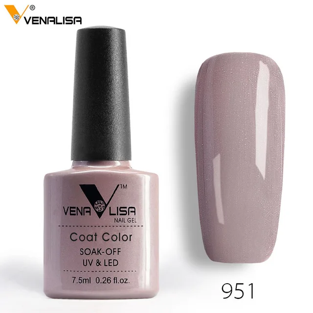 Бургундия 61508 Venalisa, легко замачивается, гель для ногтей, УФ светодиодный, лампа, Гель-лак, 60 цветов, Полупостоянный Гель-лак - Цвет: Бургундия
