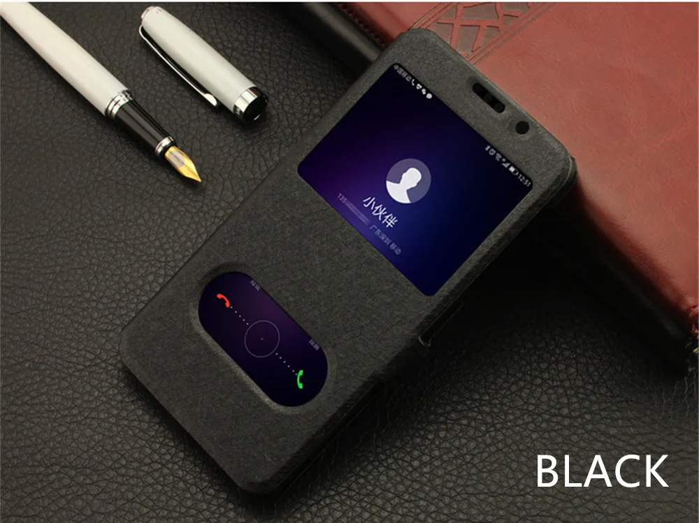 Black Кожаный чехол-книжка QINUO в стиле ретро для iPhone 6, 7, 8 Plus, 4, 4S, 5, 5S, SE, X, XS, Max, XR, магнитный противоударный чехол-подставка - Цвет: Black