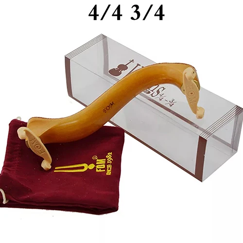 ME-032 Size 4-4 ФОМ Регулируемая клен плечевого упора для скрипки из коровьей кожи с хлопковой подкладкой для 1/8 1/2 4/4 Размеры скрипка Музыкальные инструменты скрипка Запчасти - Цвет: ME-032 Size 4-4