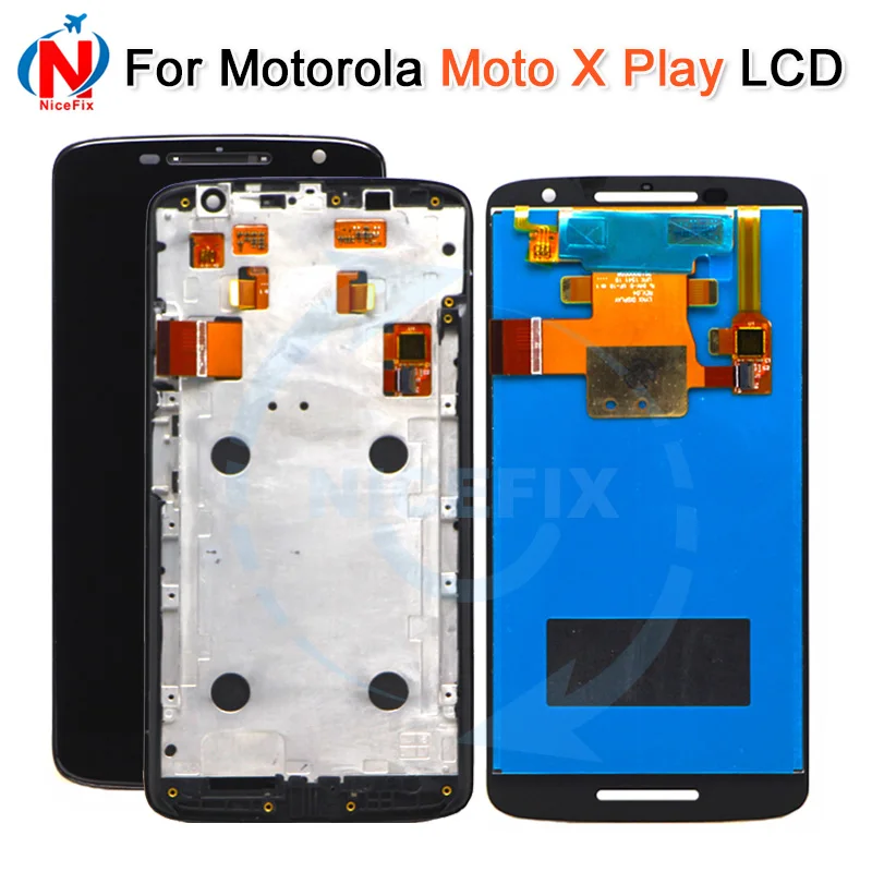 Черный экран 5 дюйма для Motorola Moto X Play XT1561 XT1562 XT1563 ЖК дисплей сенсорный дигитайзер