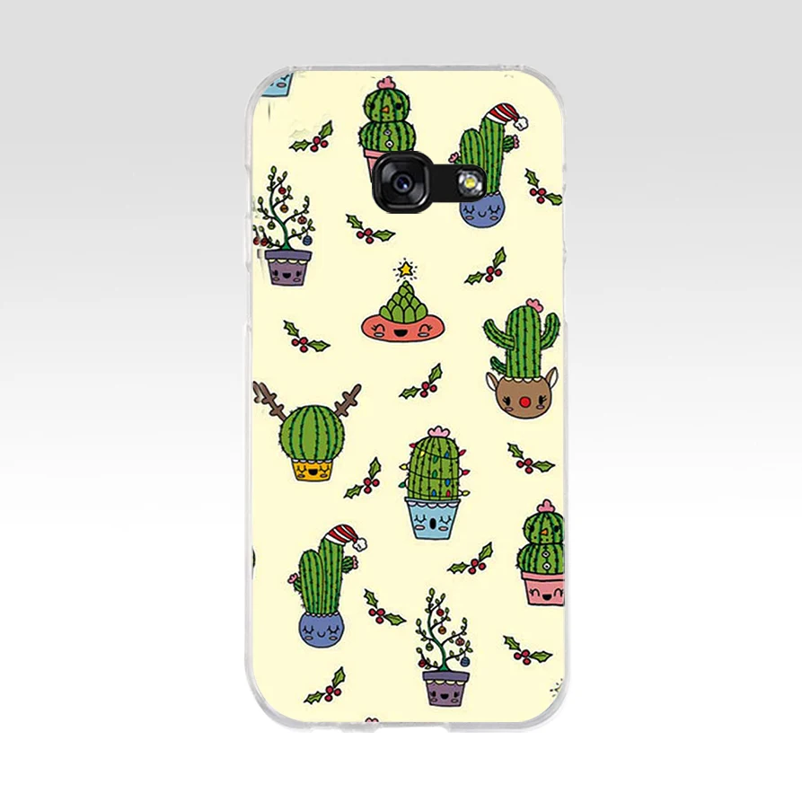 41AQ Cactus Soft Silicone Tpu Cover phone Case for Samsung galaxy a3 a5 2016 2017 a6 A8 2018 | Мобильные телефоны и