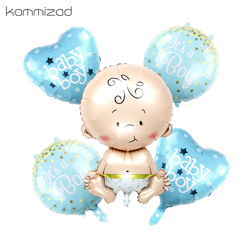 5 шт./лот Детские воздушные шары из фольги это гелиевые для мальчиков и девочек