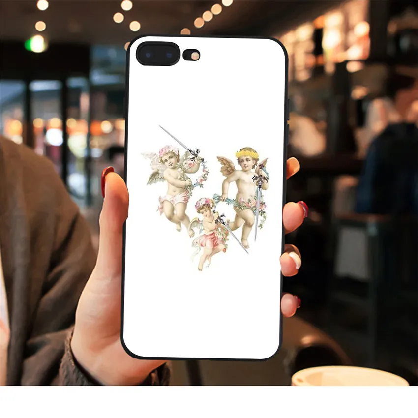 20488 Чехол для телефона с изображением ангелов Ренессанса для iPhone X, 7 Plus, XS, 10, мягкий силиконовый чехол из ТПУ с цветочным принтом для мальчиков, чехол для iPhone 6S, 8 Plus, XS Max, чехол - Цвет: 20488