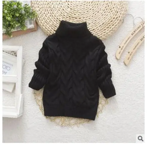 2017 children sweater new autumn and winter 0-2 years old boys girls warm thickened high collar |