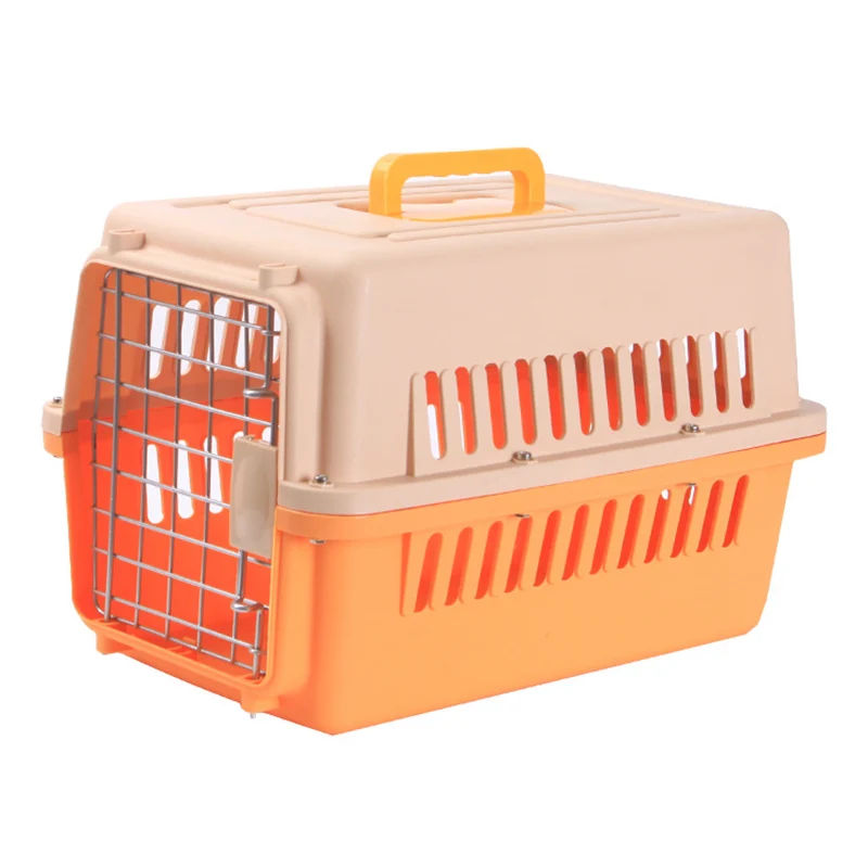 Orange Переноска для домашних животных, переноска для домашних животных, переноска для путешествий, сумка через плечо для кошек, щенков, домашних питомцев, переноска для домашних животных, Воздушная коробка, сумка, 6 цветов - Цвет: Orange