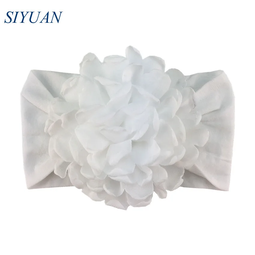 1 шт./лот Детская красивая мягкая нейлоновая повязка на голову с большим горящим