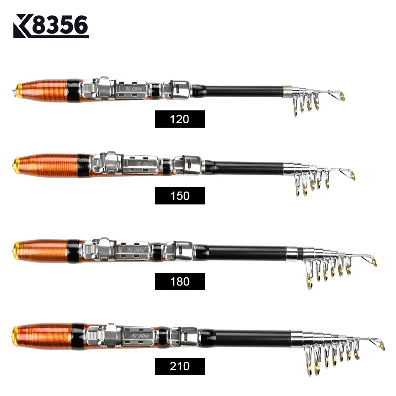 K8356 99% углеродная портативная телескопическая мини удочка 1 2 м/1 5 8 м/2 М