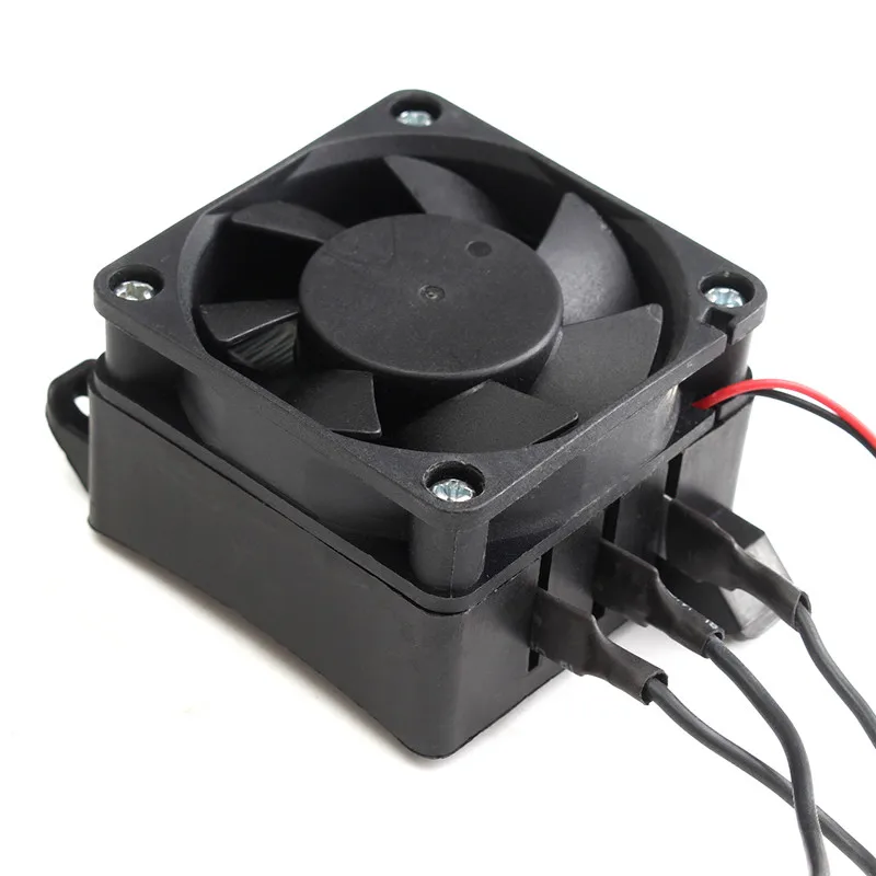 Черный 150W 12V DC PTC тепловентилятор инкубатор постоянной температуры