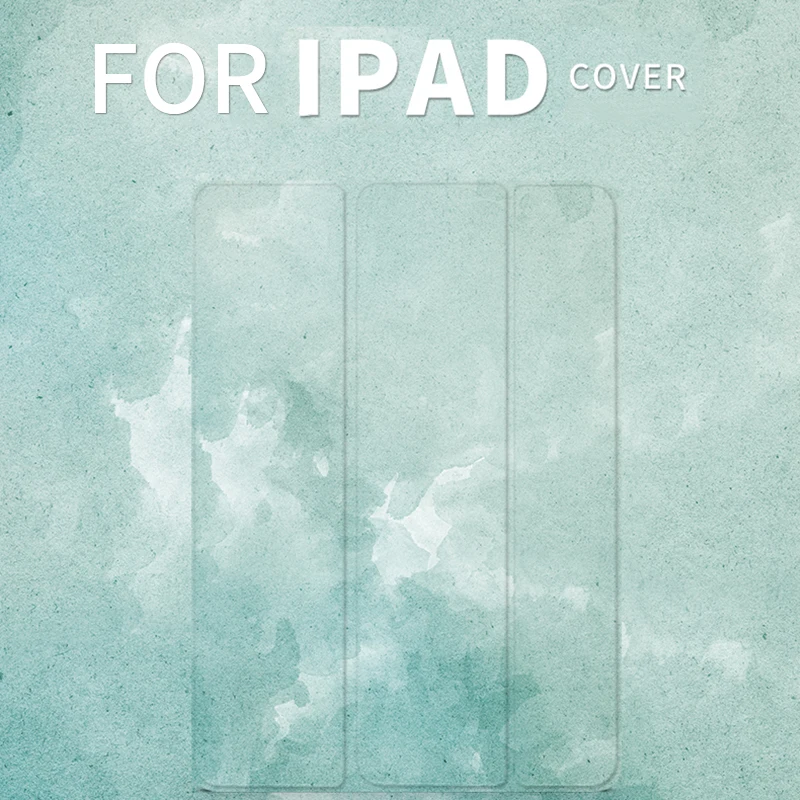 Магнитный защитный чехол для iPad с зеленым мраморным рисунком планшета Pro 10 5 12 9 Air