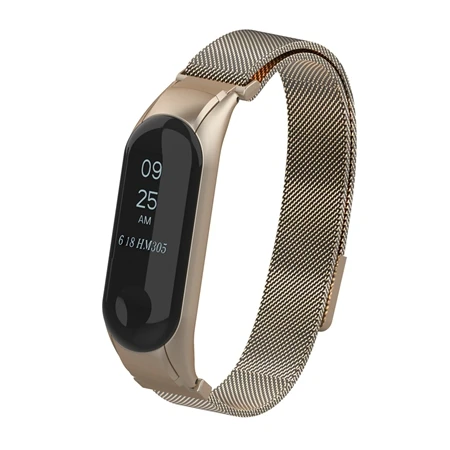 Retro Gold YUEDAER цветной mi Band 3 металлический ремешок для Xiaomi mi Band 3 mi lanese Loop браслет mi Band 3 Correa mi Band 3 аксессуары на магните - Цвет: Retro Gold