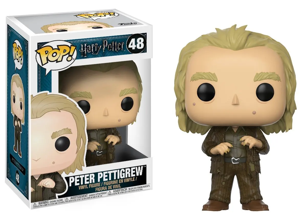 Официальный FUNKO POP Гарри Поттер-Луна, Гермиона, Рон, Джинни, Питер Виниловая фигурка Коллекционная модель игрушки с оригинальной коробкой - Цвет: Синий