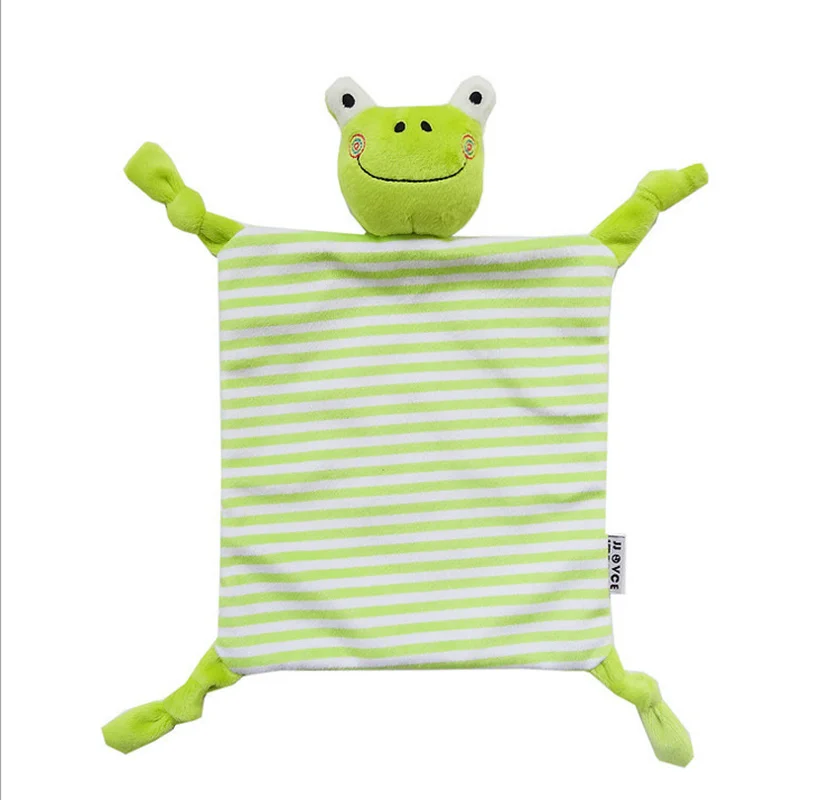 Детское животное успокаивающее полотенце мягкое плюшевое одеяло Кукольное