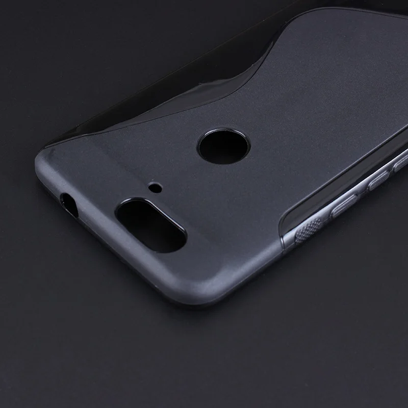 6 цветов S line анти скользящий гель настоящий мягкий чехол задняя крышка для huawei Nexus