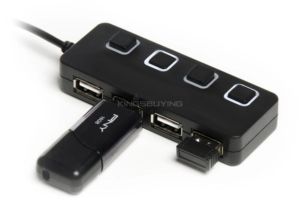 Stoga 4-Port USB 2.0 Hub with Individual Power Switches and LEDs (HB-UMLS) # 1701119 | Компьютеры и офис